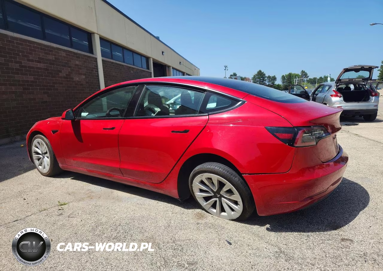 2022 Tesla Model 3 VIN:5YJ3E1EA7NF287884 - 2