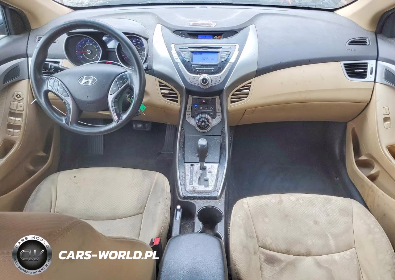 2013 Hyundai Elantra Gls VIN:KMHDH4AE7DU535915 - 8