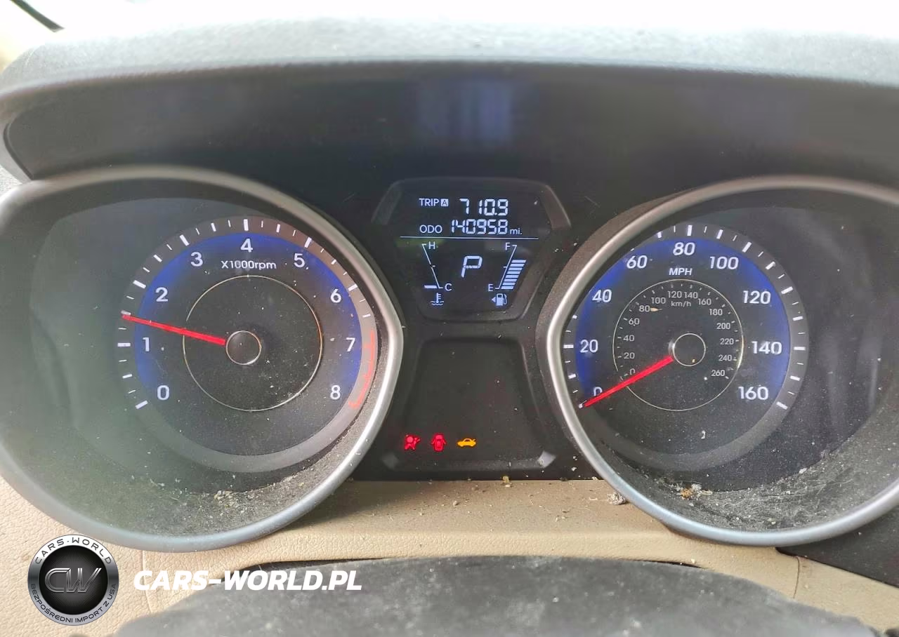 2013 Hyundai Elantra Gls VIN:KMHDH4AE7DU535915 - 9
