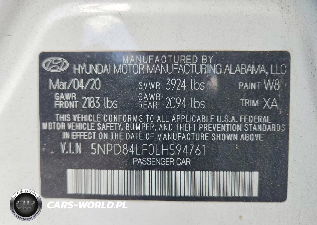 2020 Hyundai Elantra Sel VIN:5NPD84LF0LH594761 - 12