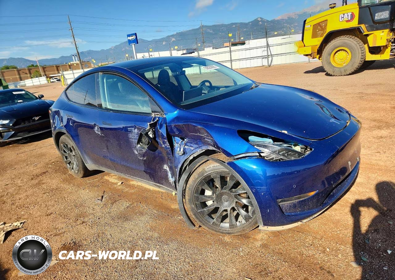 2022 Tesla Model Y VIN:7SAYGDEE3NA011075 - 4