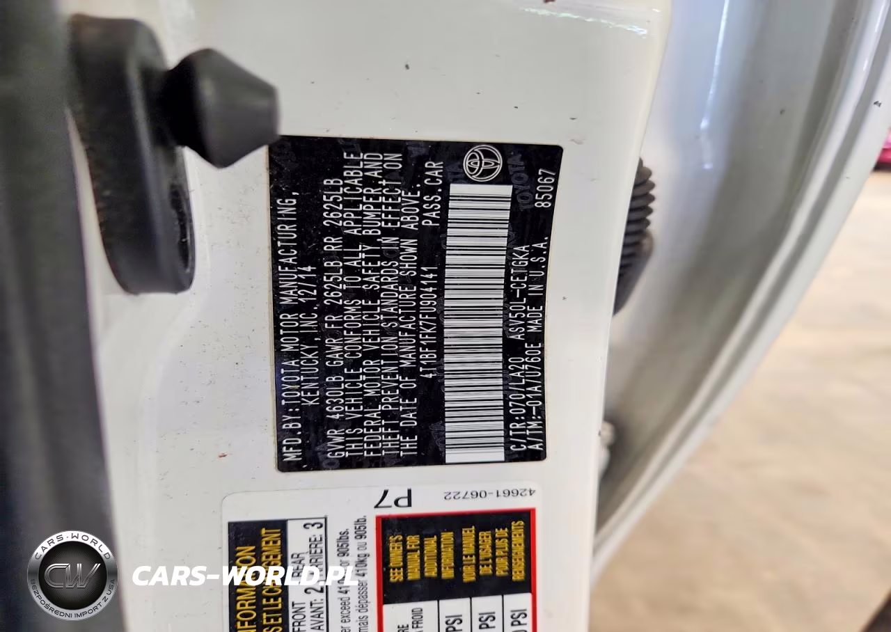 2015 Toyota Camry Xle VIN:4T1BF1FK7FU904141 - 12