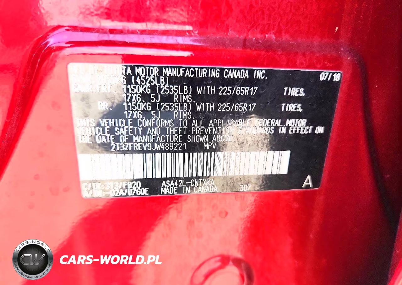 2018 Toyota Rav4 Le VIN:2T3ZFREV9JW489221 - 12