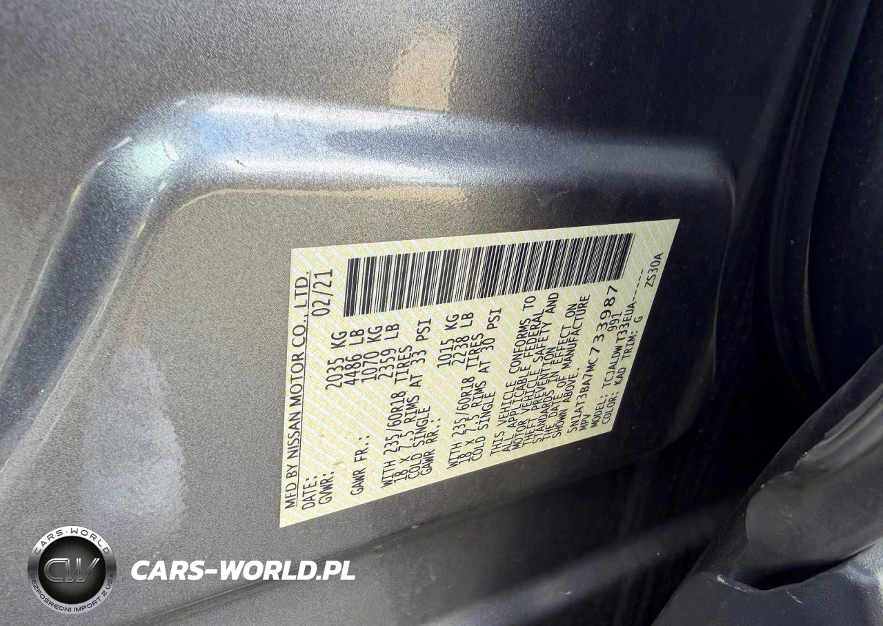 2021 Nissan Rogue Sv VIN:5N1AT3BA7MC733987 - 10