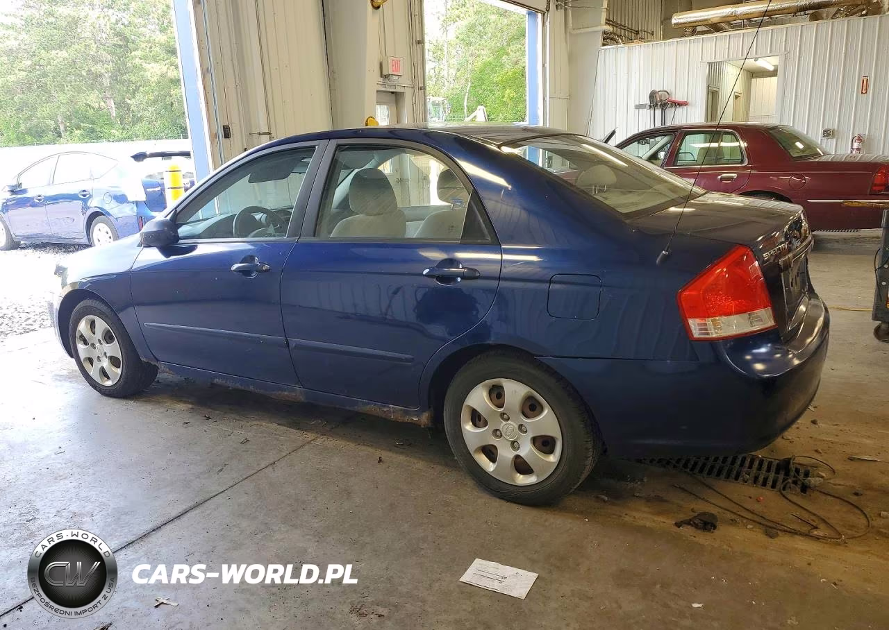 2007 Kia Spectra Lx VIN:KNAFE121675455727 - 2