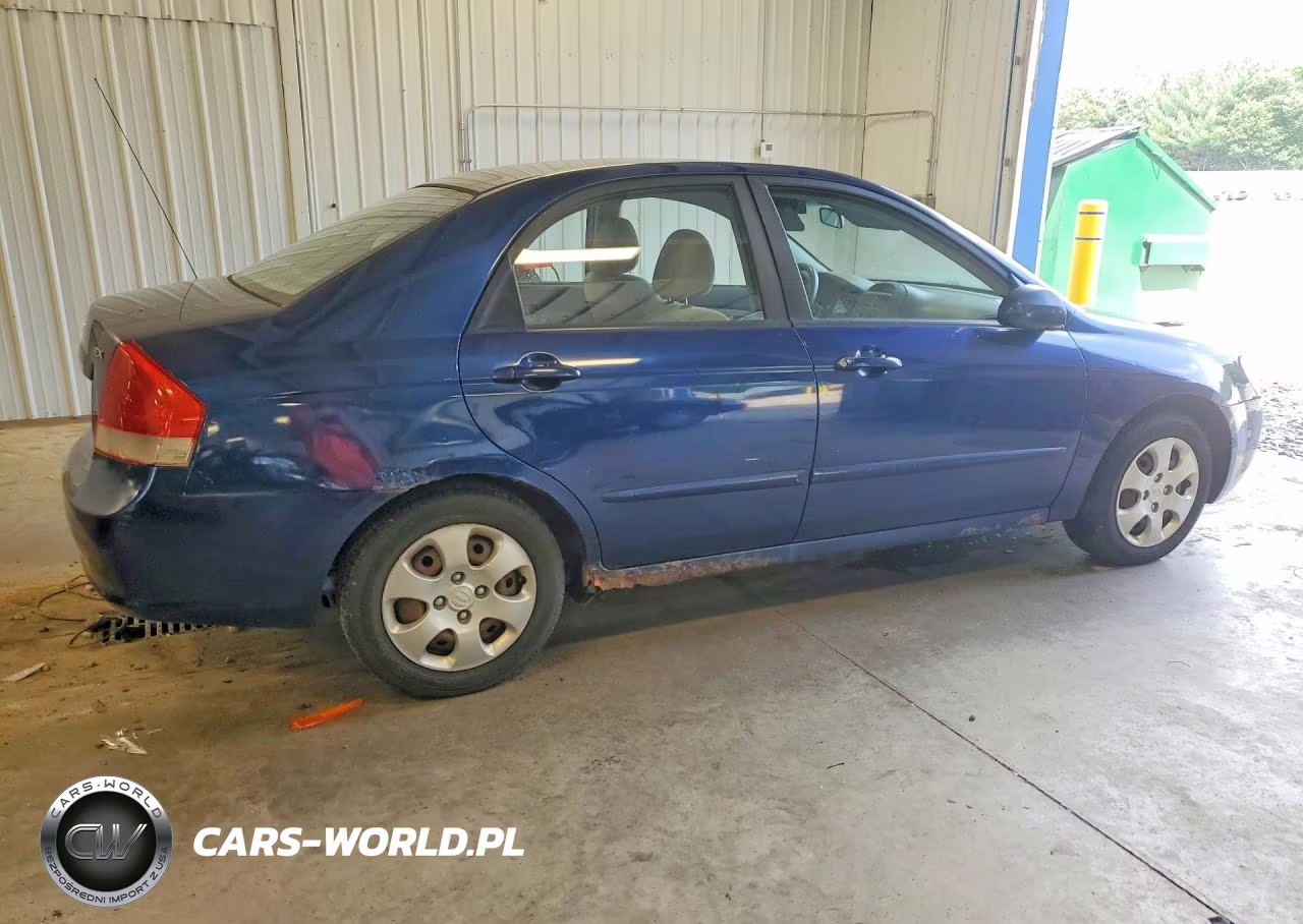2007 Kia Spectra Lx VIN:KNAFE121675455727 - 3