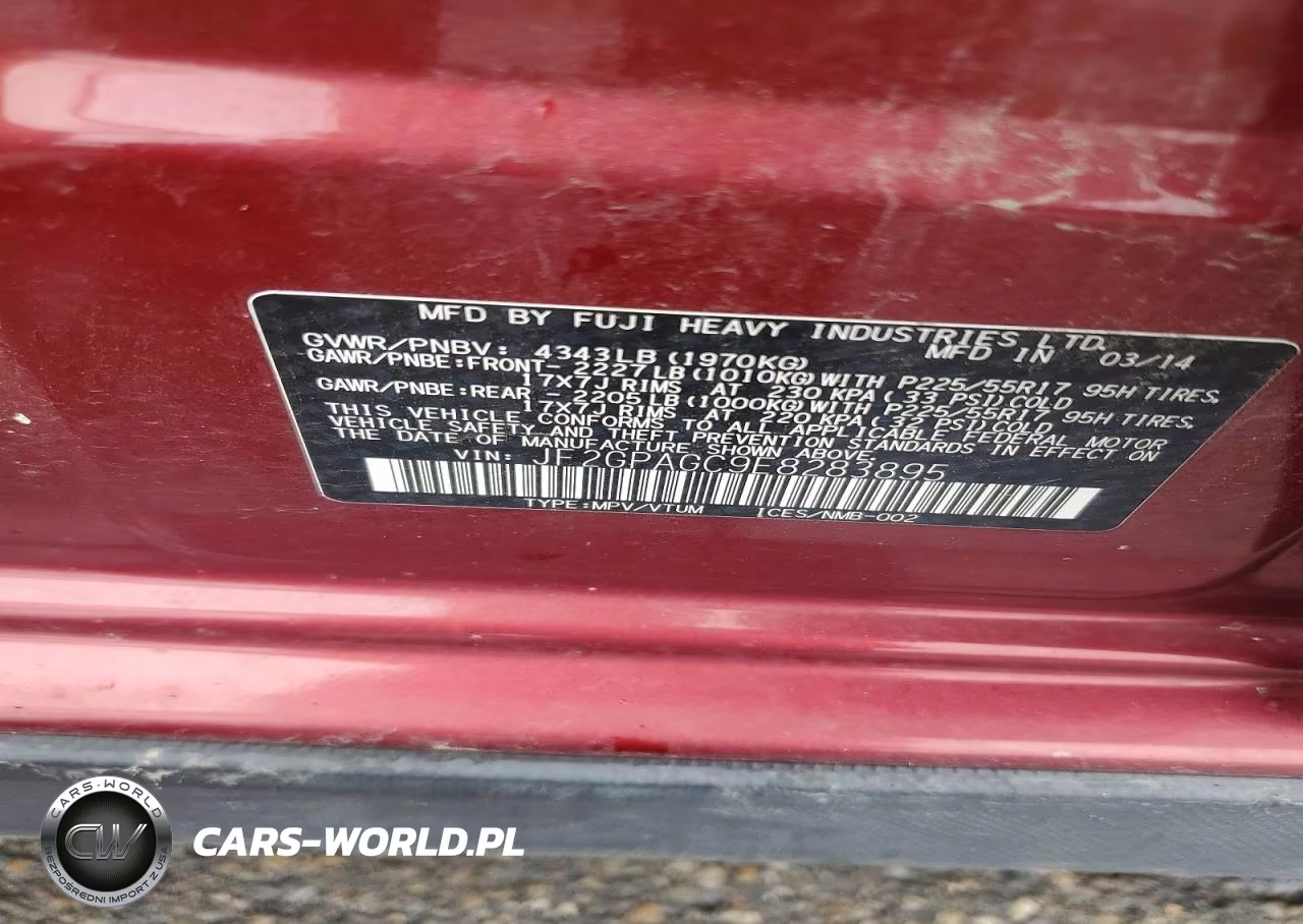 2014 Subaru Xv Crosstrek 2.0 Limited VIN:JF2GPAGC9E8283895 - 13