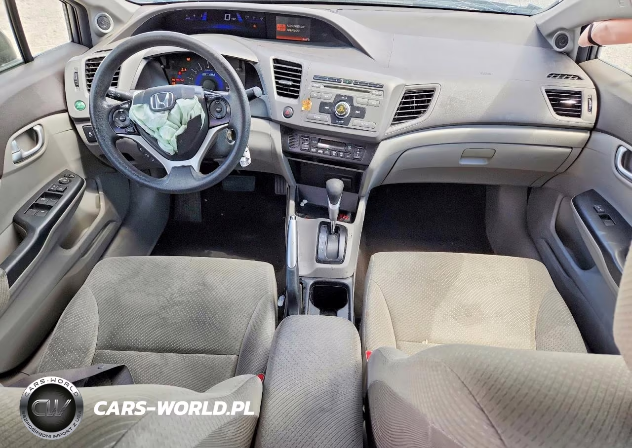 2012 Honda Civic Hybrid VIN:JHMFB4F25CS009319 - 8
