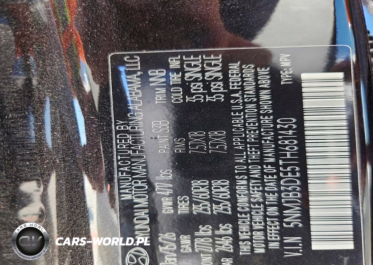 2026 Hyundai Tucson Sel VIN:5NMJB3DE5TH681430 - 13