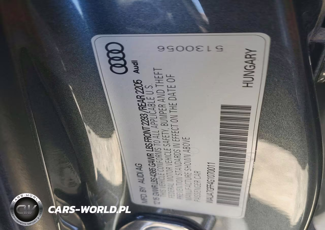 2016 Audi A3 Premium VIN:WAUA7GFF4G1070011 - 12