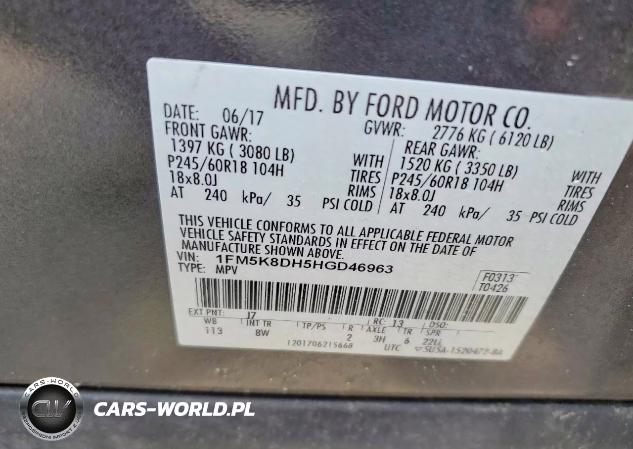 2017 Ford Explorer Xlt VIN:1FM5K8DH5HGD46963 - 13