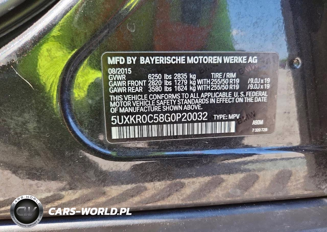 2016 BMW X5 xDrive35I VIN:5UXKR0C58G0P20032 - 13