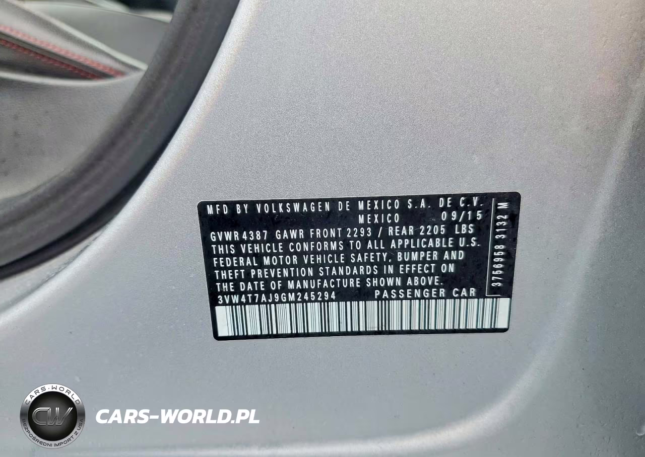 2016 Volkswagen Jetta Gli VIN:3VW4T7AJ9GM245294 - 13