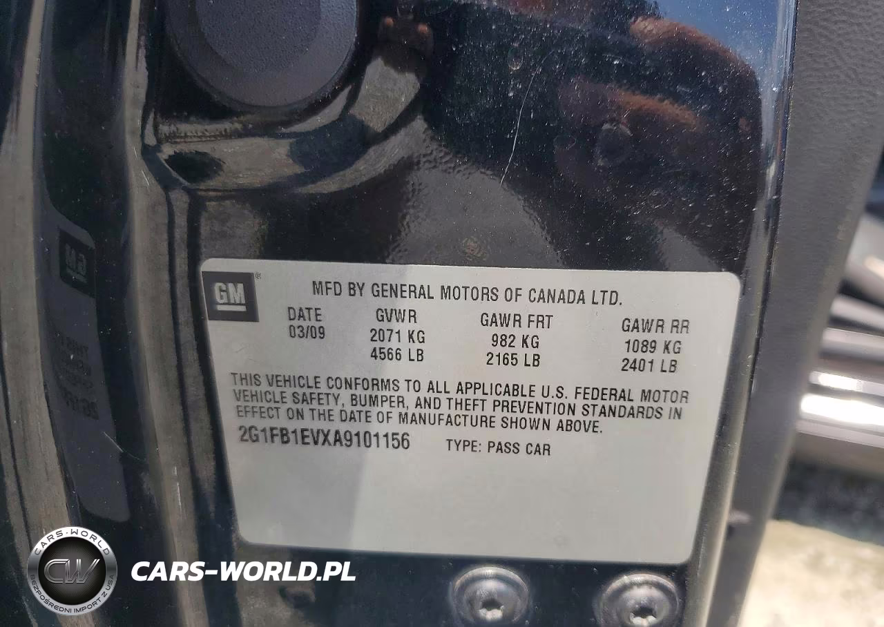 2010 Chevrolet Camaro Lt VIN:2G1FB1EVXA9101156 - 12