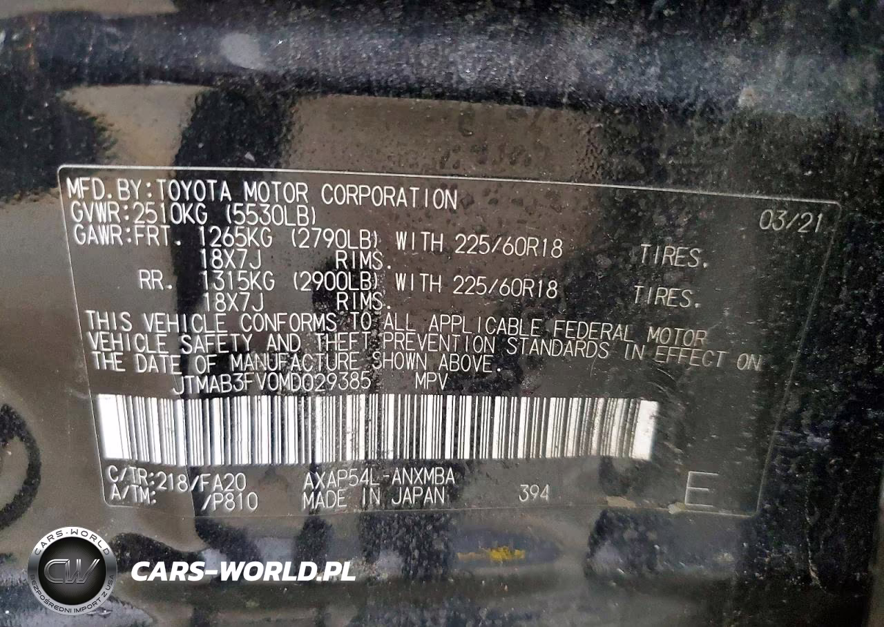 2021 Toyota Rav4 Prime Se VIN:JTMAB3FV0MD029385 - 13
