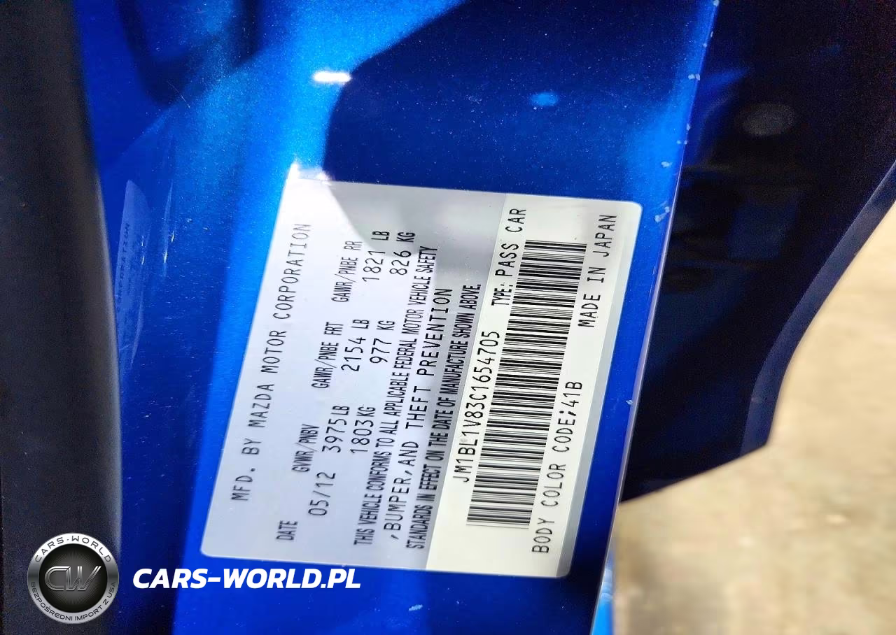 2012 Mazda 3 I VIN:JM1BL1V83C1654705 - 12