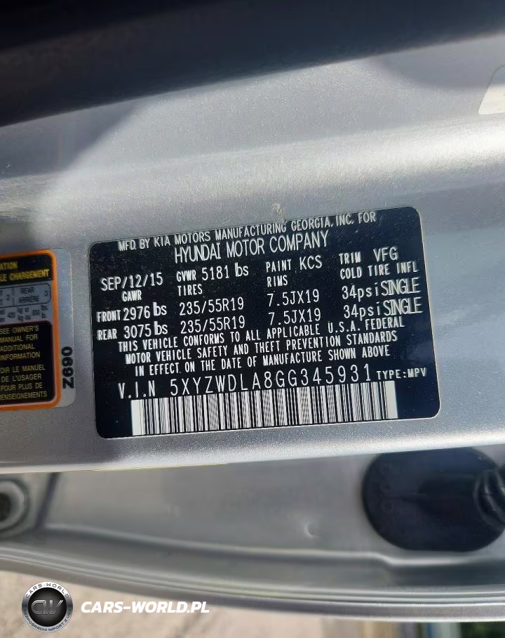 2016 Hyundai Santa Fe Sport 2.0T VIN:5XYZWDLA8GG345931 - 13