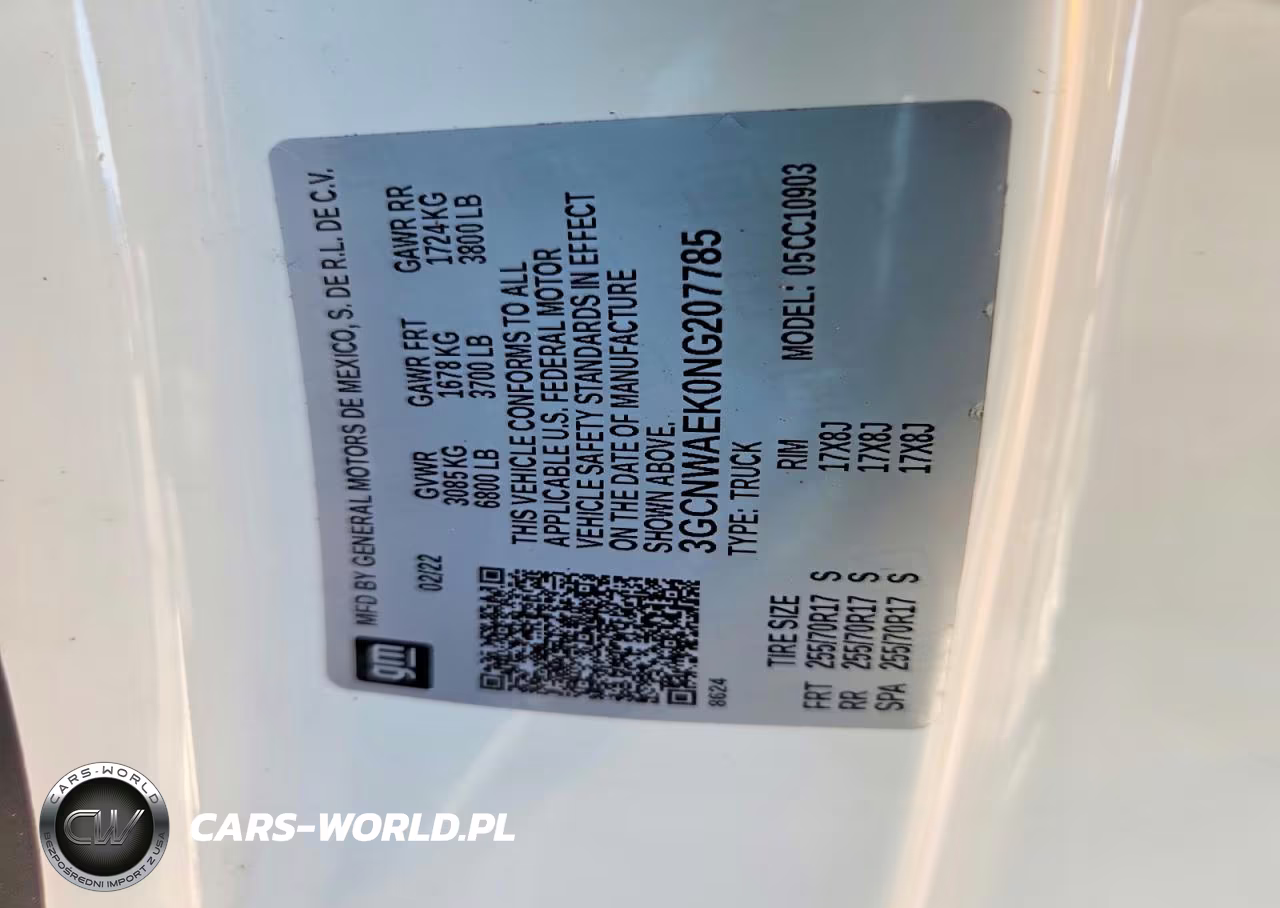 2022 Chevrolet Silverado Ltd C1500 VIN:3GCNWAEK0NG207785 - 12