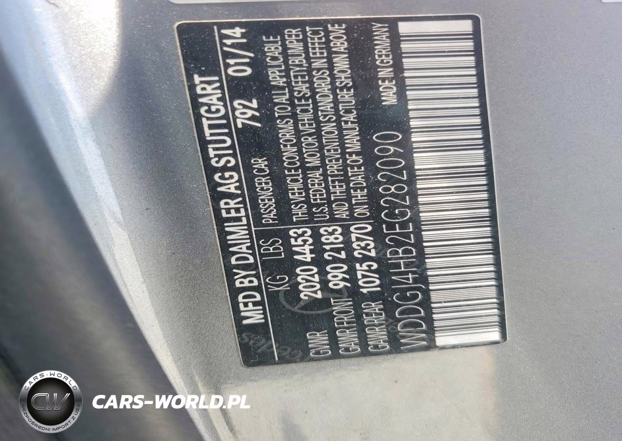 2014 Mercedes-Benz C 250 VIN:WDDGJ4HB2EG282090 - 12