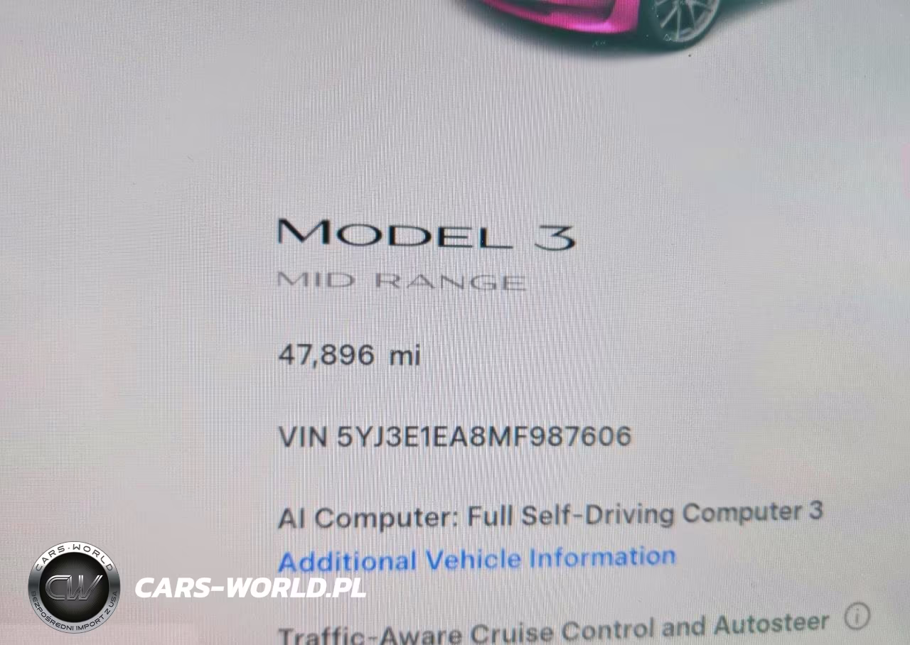 2021 Tesla Model 3 VIN:5YJ3E1EA8MF987606 - 9