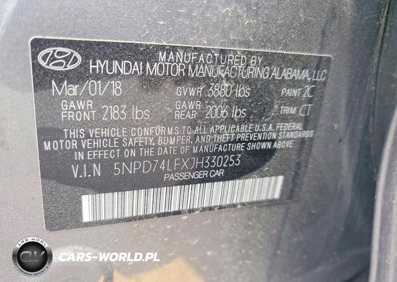 2018 Hyundai Elantra Se VIN:5NPD74LFXJH330253 - 12