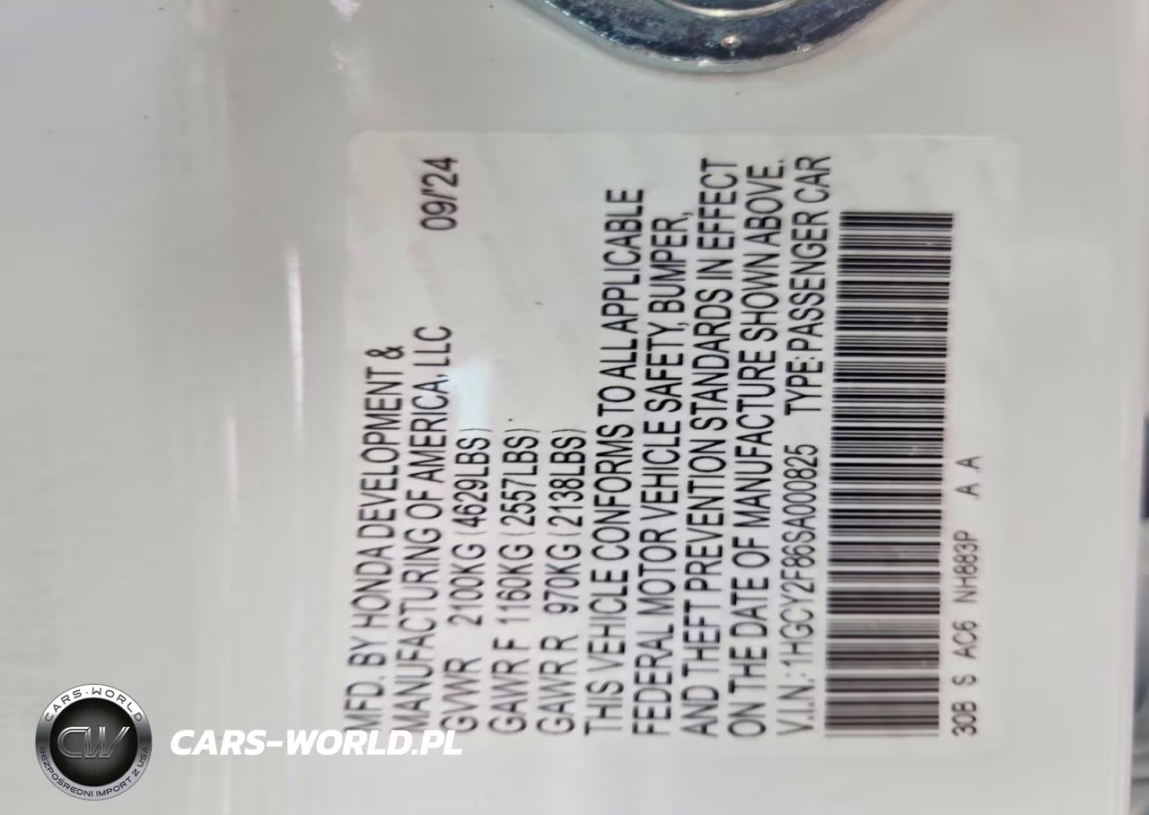 2025 Honda Accord Touring Hybrid VIN:1HGCY2F86SA000825 - 12