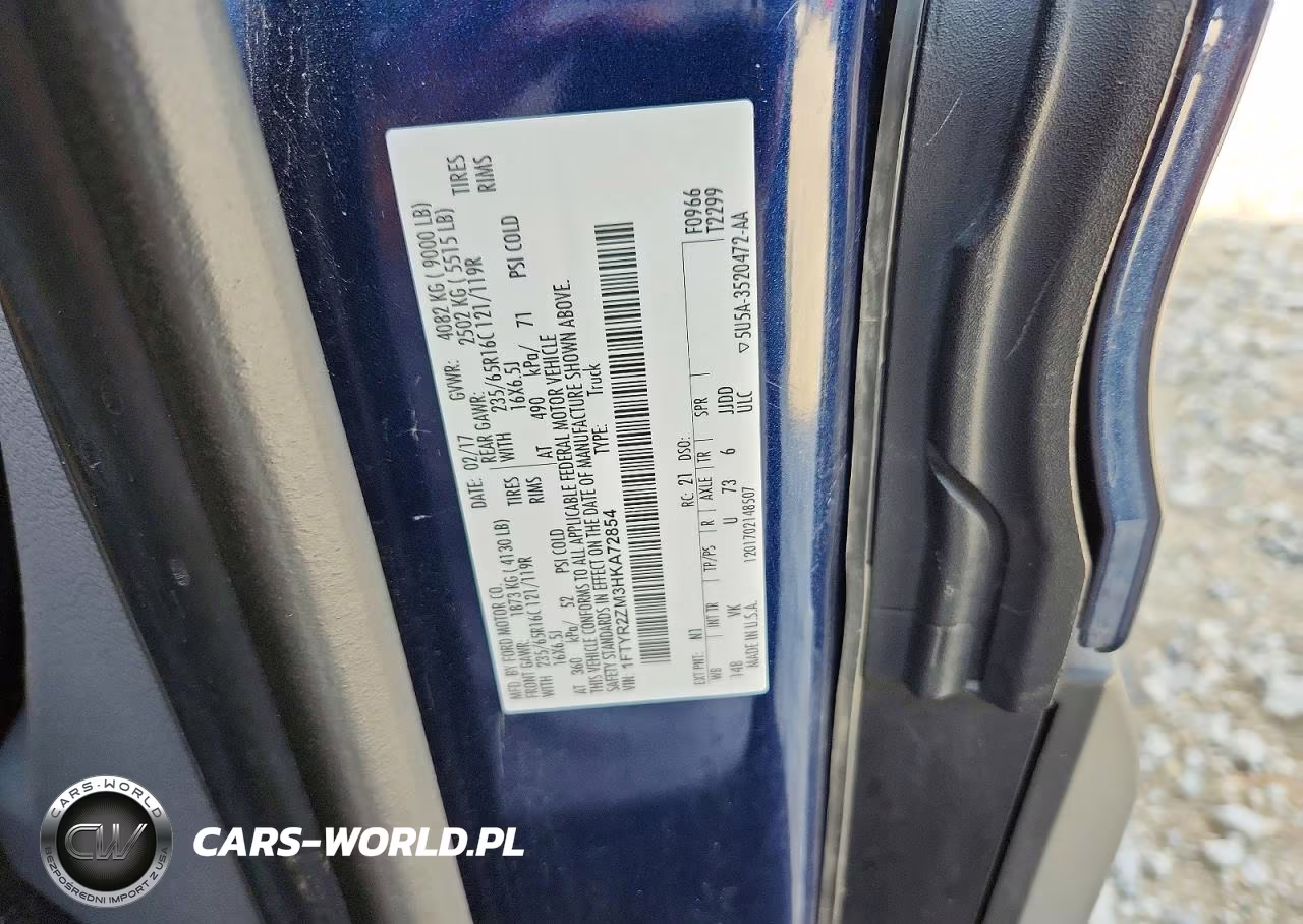 2017 Ford Transit 250 Delivery Van VIN:1FTYR2ZM3HKA72854 - 12