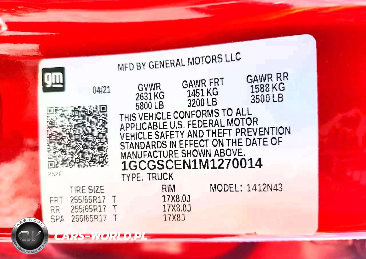 2021 Chevrolet Colorado Lt VIN:1GCGSCEN1M1270014 - 12