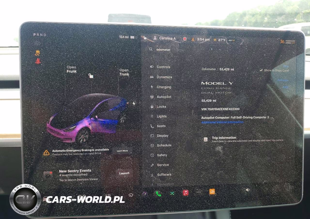 2022 Tesla Model Y VIN:7SAYGAEEXNF422300 - 9