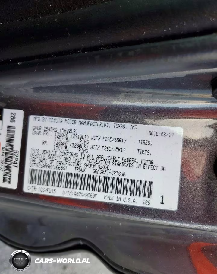 2017 Toyota Tacoma Trd Sport VIN:5TFSZ5AN9HX106861 - 12
