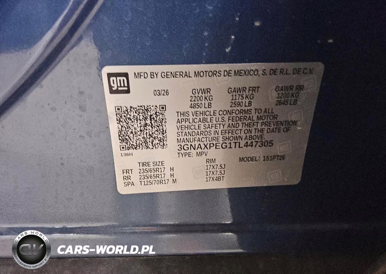 2026 Chevrolet Equinox Lt VIN:3GNAXPEG1TL447305 - 14