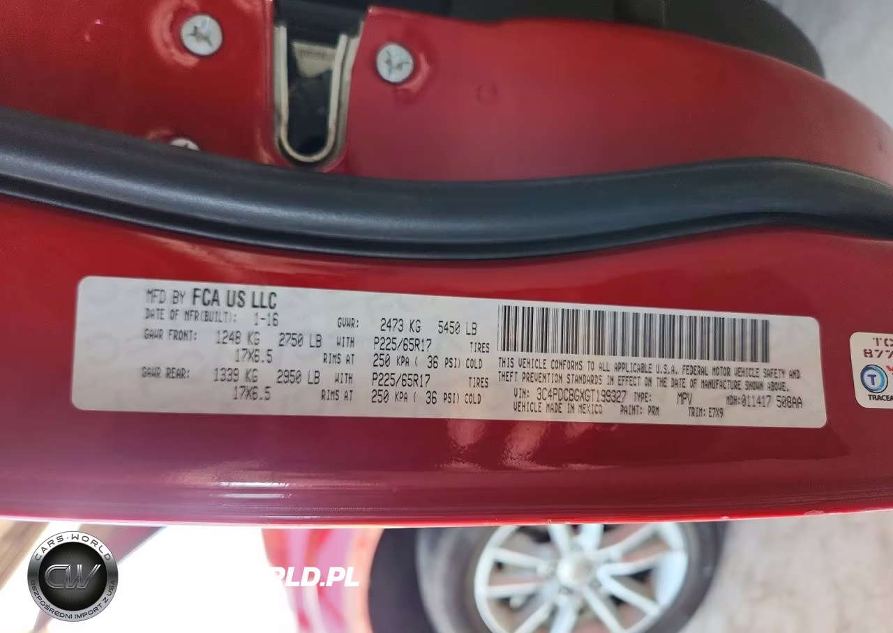 2016 Dodge Journey Sxt VIN:3C4PDCBGXGT199327 - 14