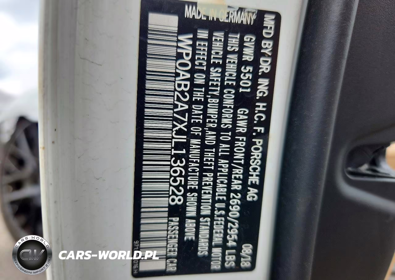 2018 Porsche Panamera 4S VIN:WP0AB2A7XJL136528 - 13