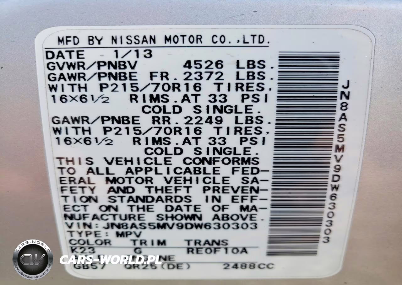 2013 Nissan Rogue S VIN:JN8AS5MV9DW630303 - 12