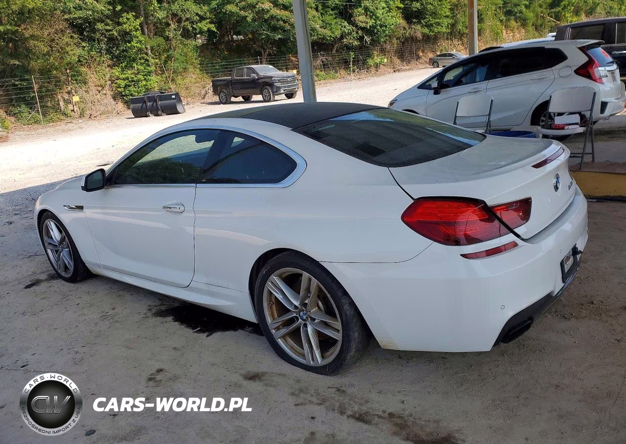 2012 BMW 650 I VIN:WBALX3C52CDV77530 - 2
