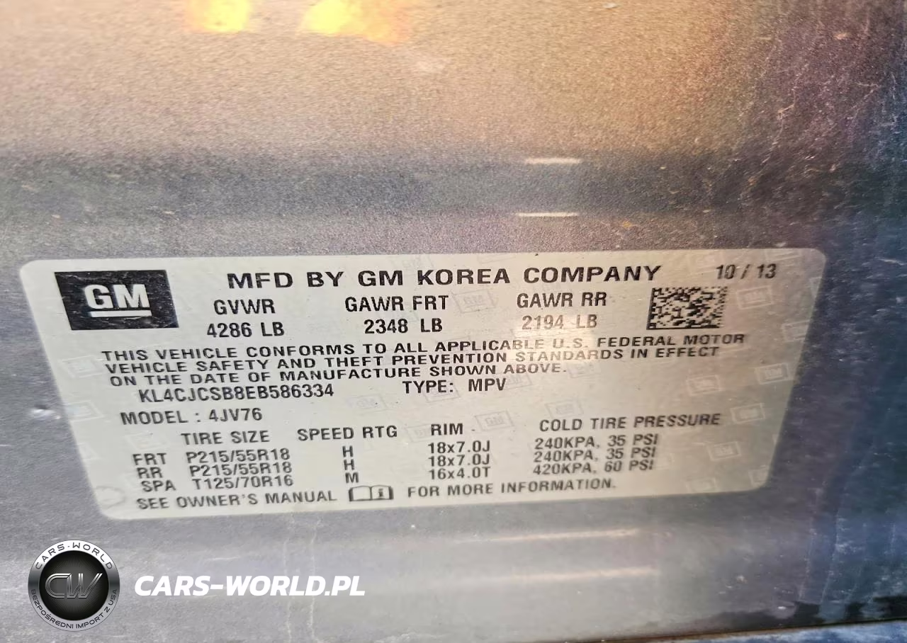 2014 Buick Encore VIN:KL4CJCSB8EB586334 - 13