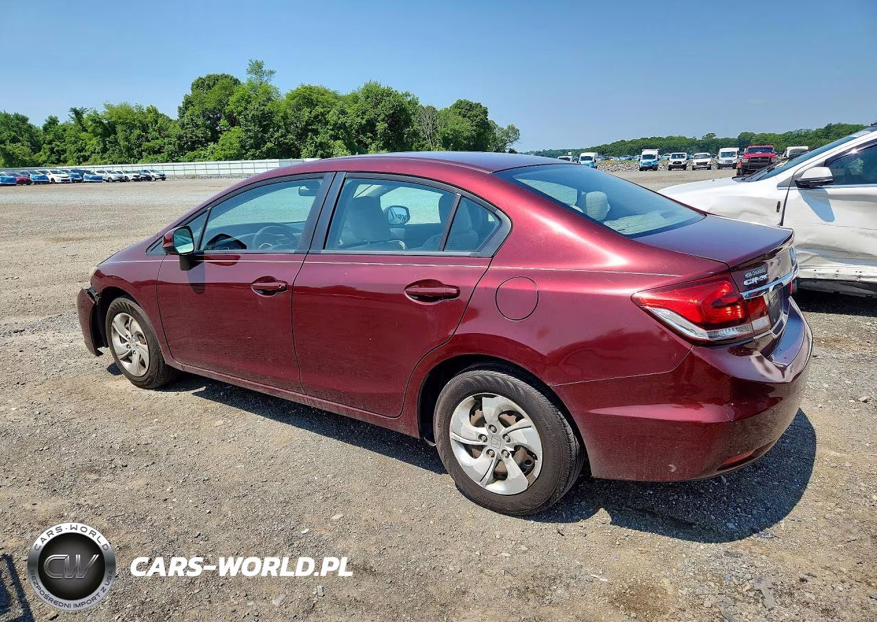 2013 Honda Civic Lx VIN:2HGFB2F59DH538279 - 2