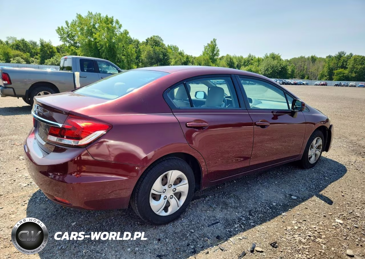 2013 Honda Civic Lx VIN:2HGFB2F59DH538279 - 3