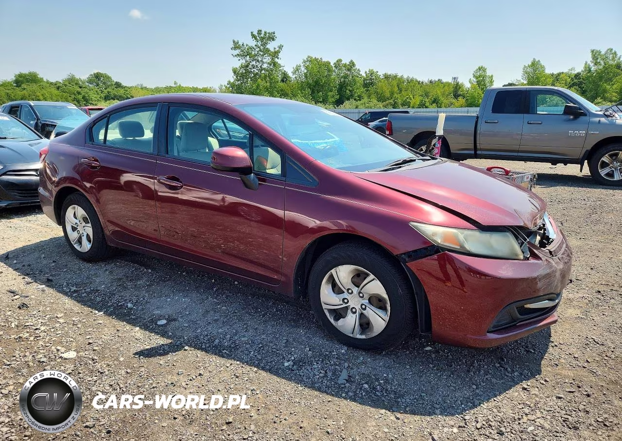 2013 Honda Civic Lx VIN:2HGFB2F59DH538279 - 4