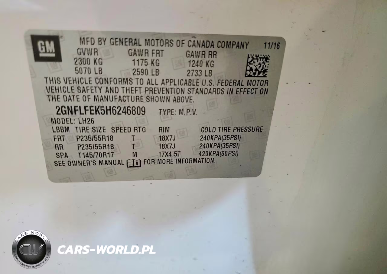 2017 Chevrolet Equinox Lt VIN:2GNFLFEK5H6246809 - 13