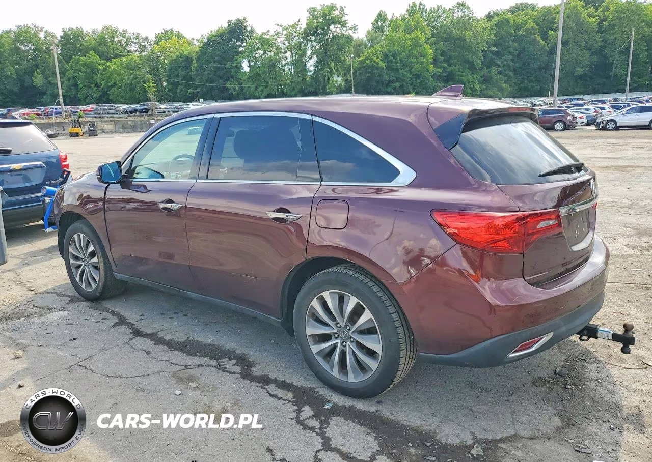 2015 Acura Mdx Technology VIN:5FRYD4H45FB025202 - 2