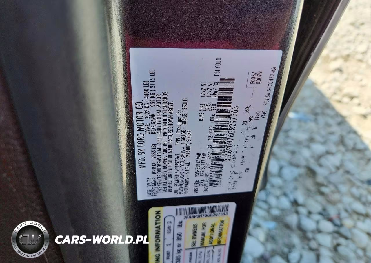 2016 Ford Fusion Se VIN:3FA6P0H76GR297363 - 12