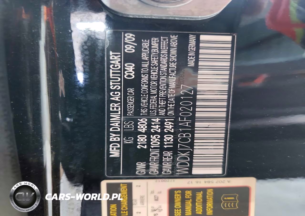 2010 Mercedes-Benz E 550 VIN:WDDKJ7CB1AF020127 - 13