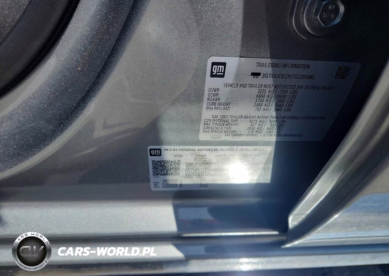2026 GMC Sierra K1500 Slt VIN:3GTUUDED5TG105500 - 13