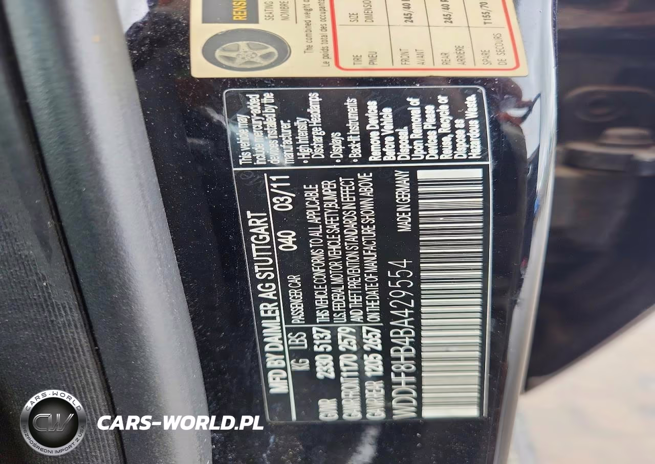 2011 Mercedes-Benz E 350 4Matic VIN:WDDHF8HB4BA429554 - 12