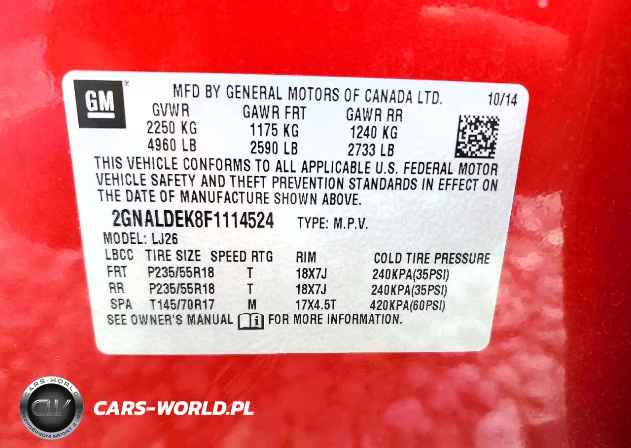 2015 Chevrolet Equinox Ltz VIN:2GNALDEK8F1114524 - 13