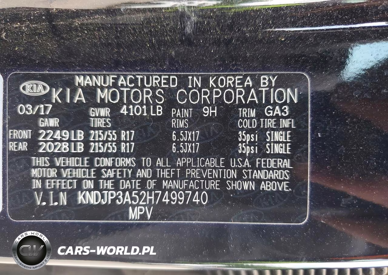 2017 Kia Soul + VIN:KNDJP3A52H7499740 - 12