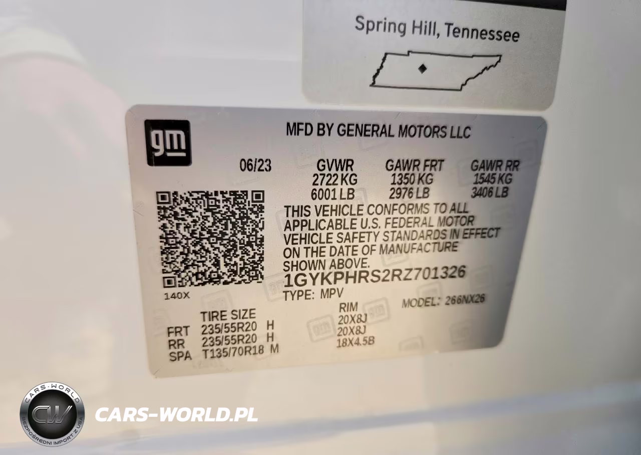 2024 Cadillac Xt6 Sport Platinum VIN:1GYKPHRS2RZ701326 - 13