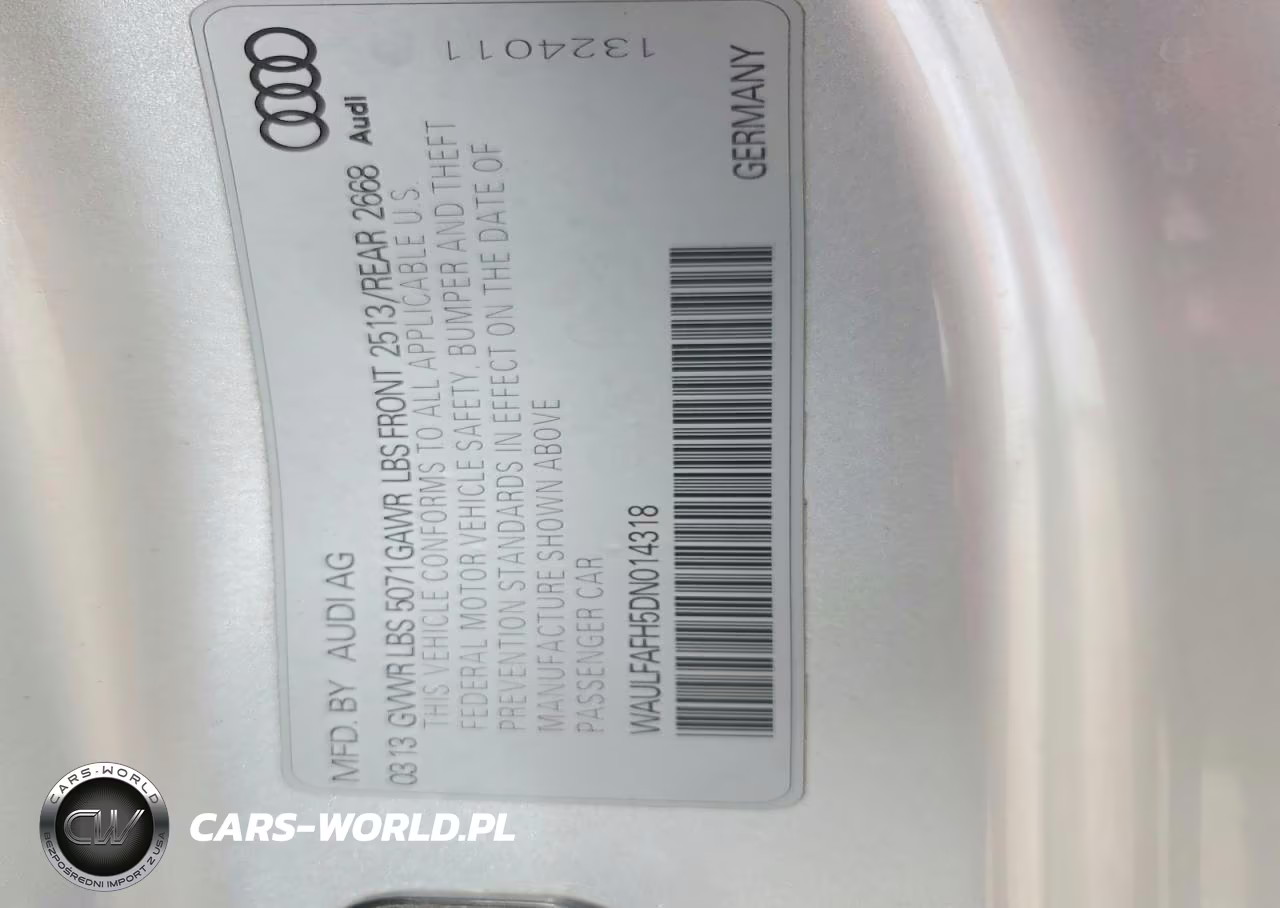 2013 Audi A5 Premium Plus VIN:WAULFAFH5DN014318 - 12