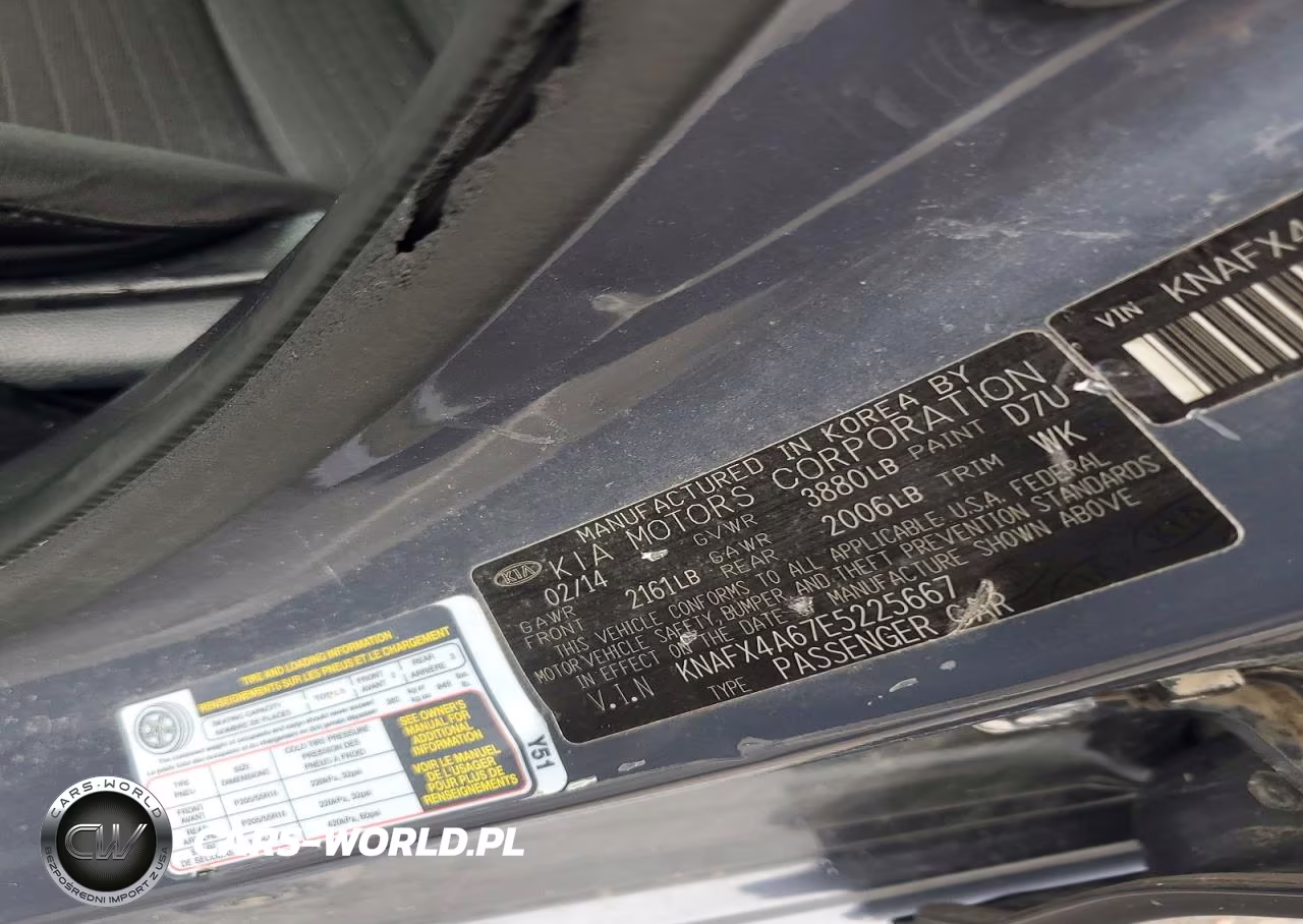 2014 Kia Forte Lx VIN:KNAFX4A67E5225667 - 12